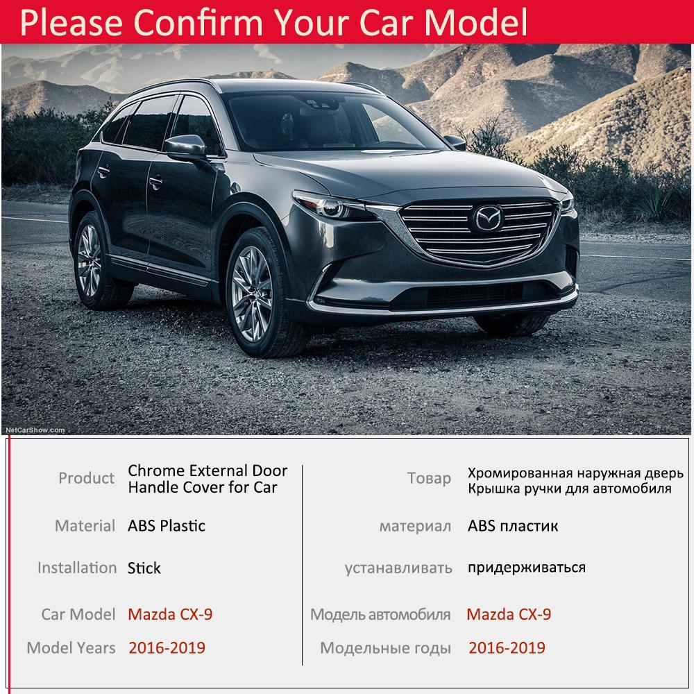 Pentru Mazda CX-9 CX9 CX 9 TC MK2 2016 2017 2018 Acoperire Cromată Mâner Ușă Ornament Exterior Capac Prindere Autocolante Auto Accesorii ABS