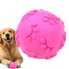 1PC Bouncy Ball Dogs Interactive Toys Dog Pet Teeth Cleaning Chew Training Toys Bite Resistance Squeaky Dog Ball Toy Pet Supplie