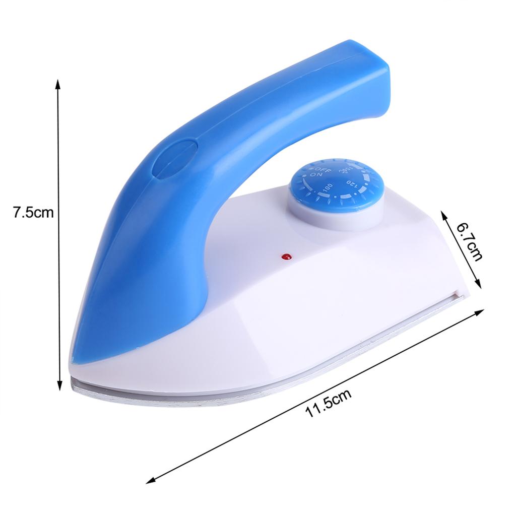 Portable Clothes Iron   Temperature 0 to 150 for All Fabrics Compact Handheld Design with Detachable Cord Travel Iron for Home Travel Dormito