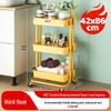 maxcook 3-Tier Rolling Kitchen Storage Cart