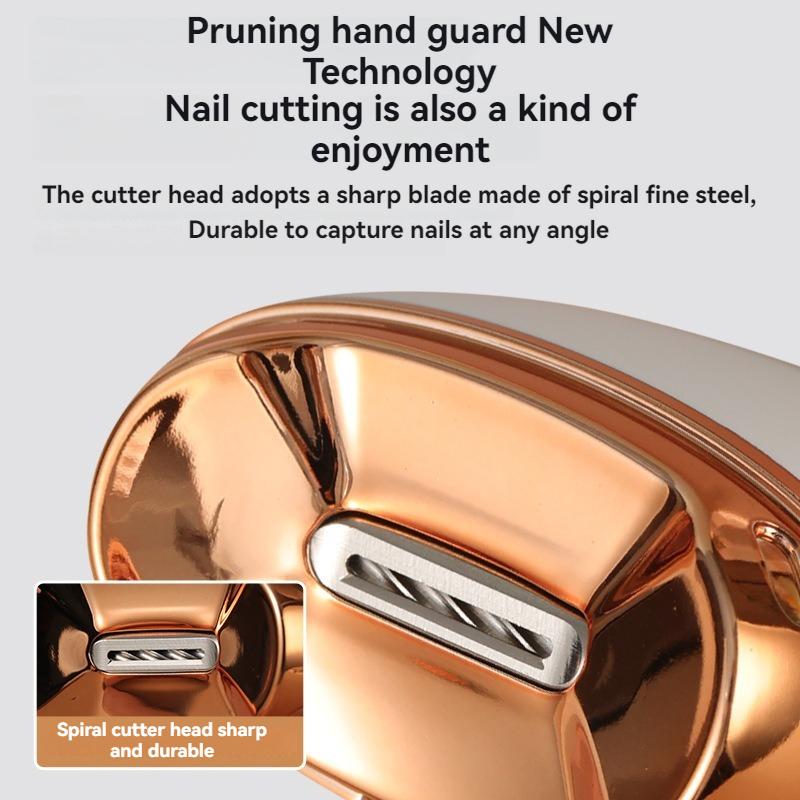 New Pattern Fully Automatic Electric Nail Clipper Nail Grinder Anti Splash Trimming And Polishing Baby Available Nail Clipper
