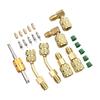 Gold R410 Adapter Kit Split Adapter No Hazards Optimal Performance AD B R Spool Refrigerantion Hose Connector AD D