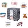 NEW Foldable Storage Box Portable Clothes Organizer Tidy Pouch Suitcase Non-woven Home Storage Box Quilt Storage Container Bag Box