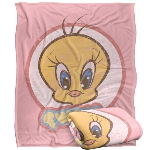 Looney Tunes Headshot Tweety Blanket