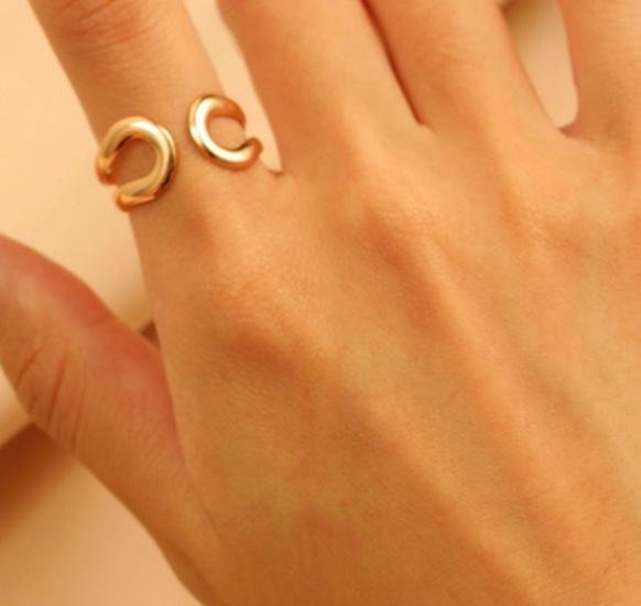 Bold Leopard Print Geometric Bangle & Ring Set - Adjustable Hand Jewelry for Women