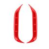 ABS Chromium Silver Carbon Fiber Style Front Fog Lamp Air Outlet For Kia Sportage NQ5 LHD/RHD