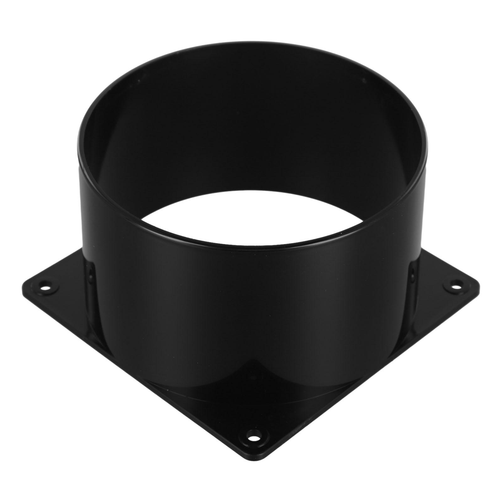 

Фланцевий з’єднувач. Чорний повітропровід. Вихідний отвір 120mm