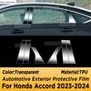 For HONDA ACCORD  2024 Car Exterior Headlight Anti-scratch Front Lamp Tint Transparent TPU Protective Film Sticker
