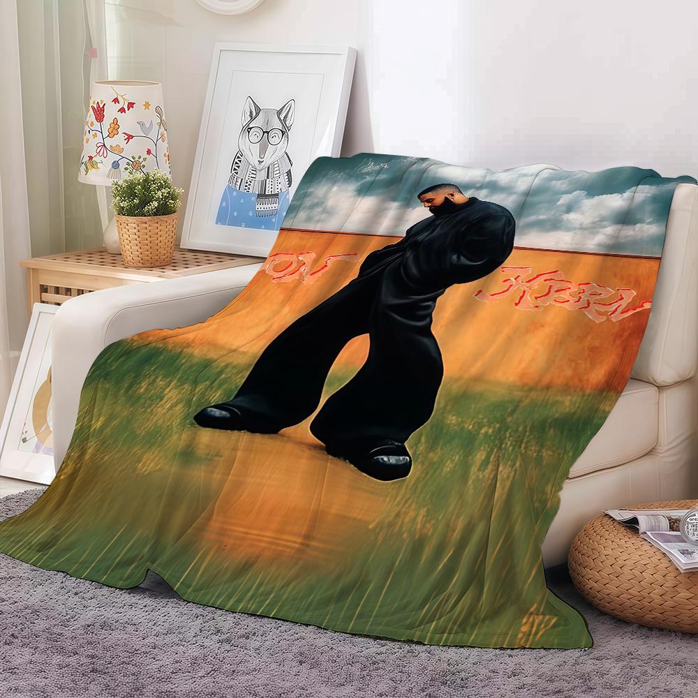 American rapper Eladio Carrion Blanket For Sofa Office Bed Plane Travel Sleep Read Relax Camping Soft And Warm