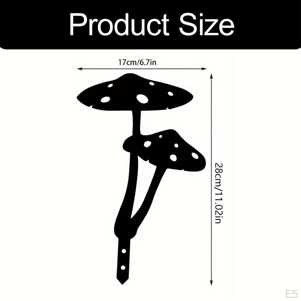 Decor for Garden Iron Ornament Flower Pot Sign Outdoor Space