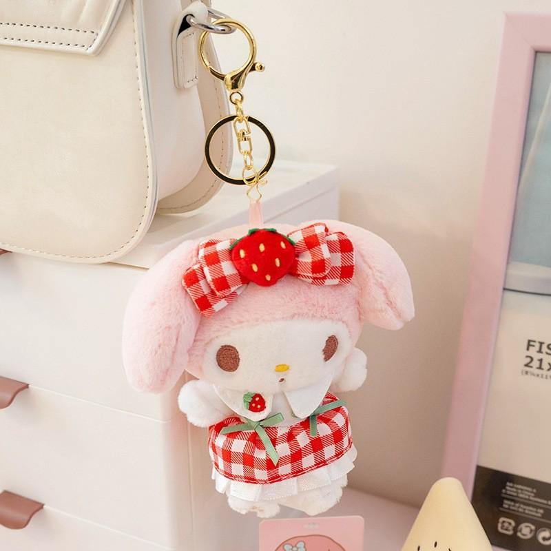 Melody Strawberry Plush Keychain Soft Toy For Girls And Collectors