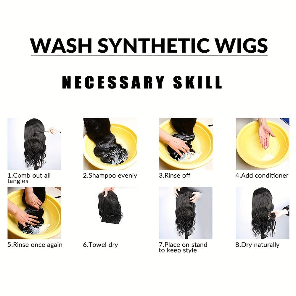 Elegant Highlights Color Synthetic Fiber Ponytail Claw Clip In Hair Extensions For Women 14 Inch Wavy Fountain Ponytail