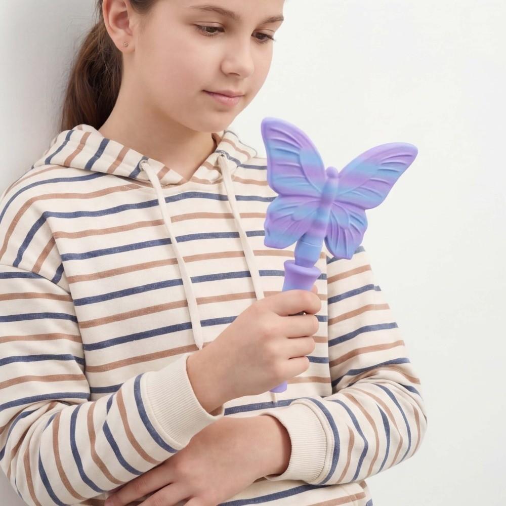 Creative 3D Printed Wand Tap To Pay Detachable Rainbow Color Butterfly Magic Wand Holder Funny Cute Contactless Payment Sleeve