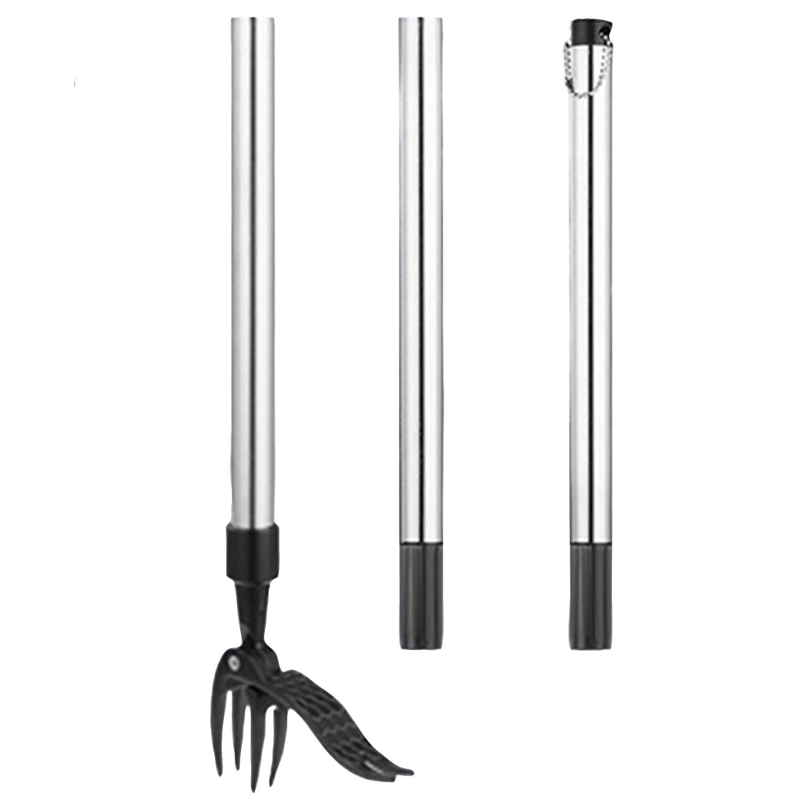 Grass Puller Tool, Manual Grass  Remover, Grass Puller,  Stand Up Grass Puller Tool Aluminum Manual Grass Remover Tool One Size чёрный
