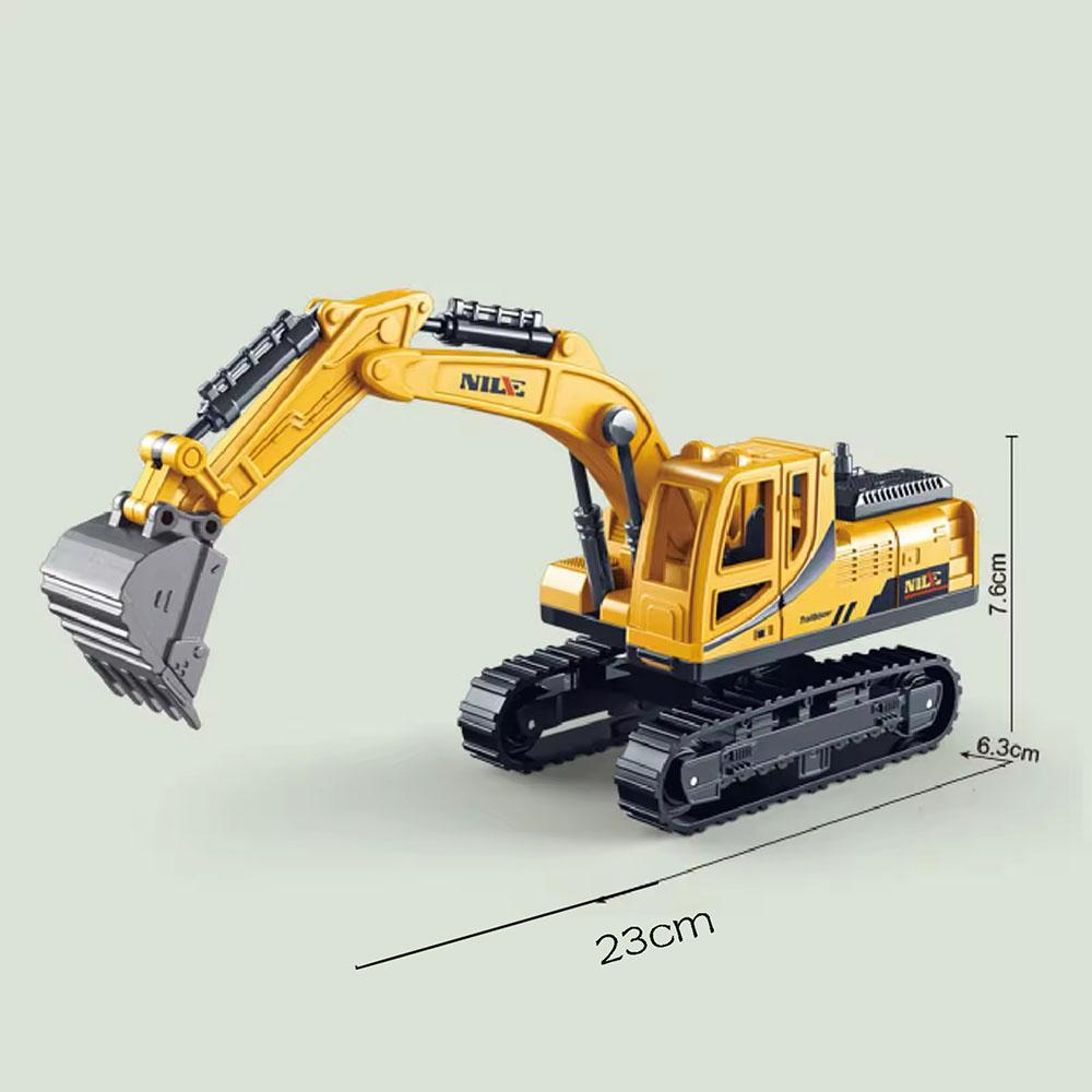 1pc High Quality New Type of Inertial Excavation Car Engineering Car Toy Party Supplies Children Education Toys Boys and Girls