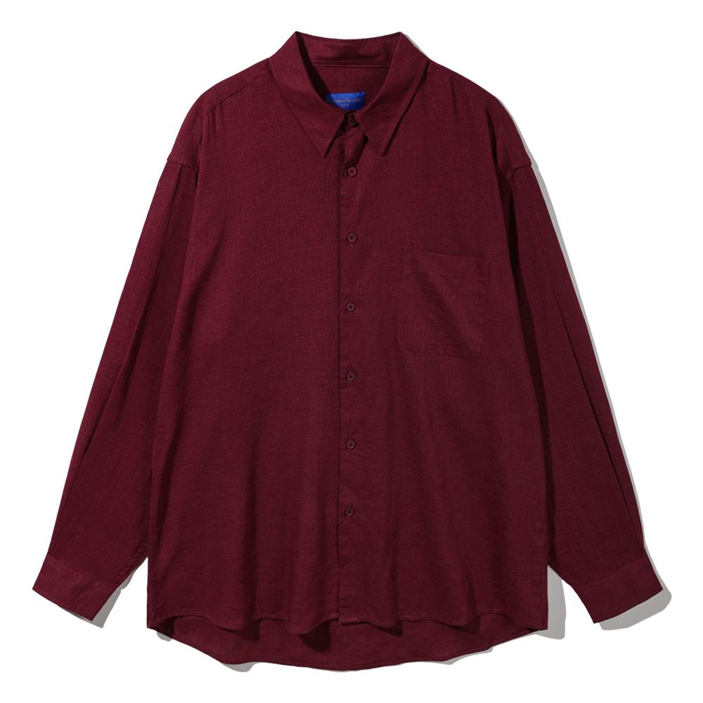 ALVINCLO [De Luxe] Daily Basic Linen Shirt Dlx1211 (8 Colors) (Type A)
