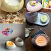 2pcs Dinosaur Egg-shaped Storage Silicone Mold, Diy Epoxy Resin, Wax Container and Clay Crafts