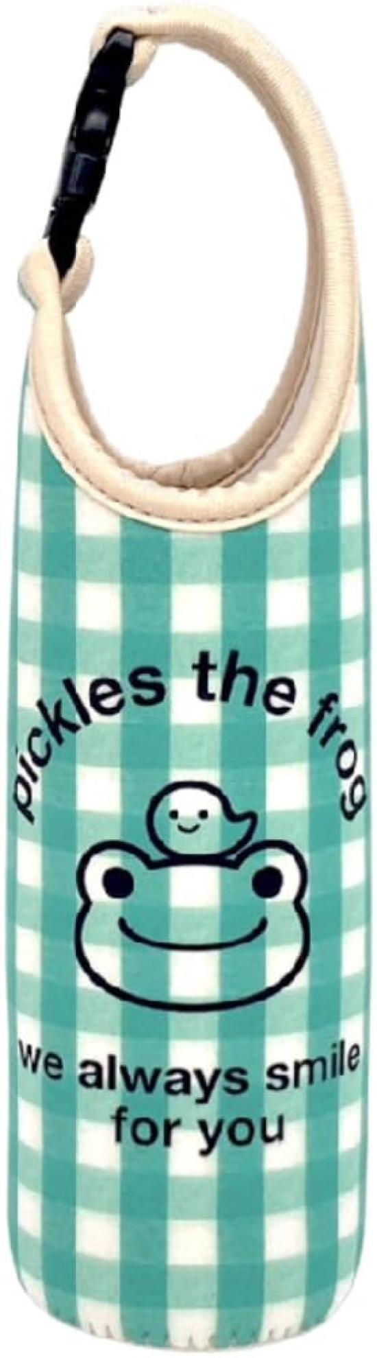 

Nakajima Corporation Pickles Always Smile Gingham Plastic Bottle Cover 600 192509-24