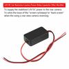 Stabilized 12 DC Power Filter Rectifier For Car Rearview Camera REVERSE CAMERA POWER FILTER STABILISER Relay CanBus Anti Flicker