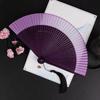 Carved Bamboo Folding Fan Vintage Chinese Style Hollow Fan Wedding Hand Fan Fragrant Party Prop Decor Gift Home Decoration