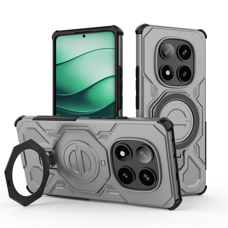 Magnetic Wireless Charge Cover For Redmi Note 14 Pro Plus Phone Holder Case Redmi Note14 Pro Cover For Redmi Note 14 Pro 5G Case