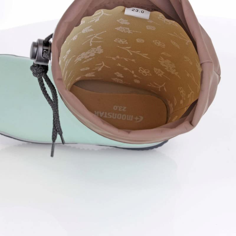 MoonStar MS RLS01 Women's Rubber Work Boots, Mint, Size 22 Cm, 2E