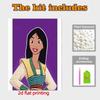 Disney Pearl Painting Anime Mulan Art Kit Adult Beginner Home Wall Decor Special Shape