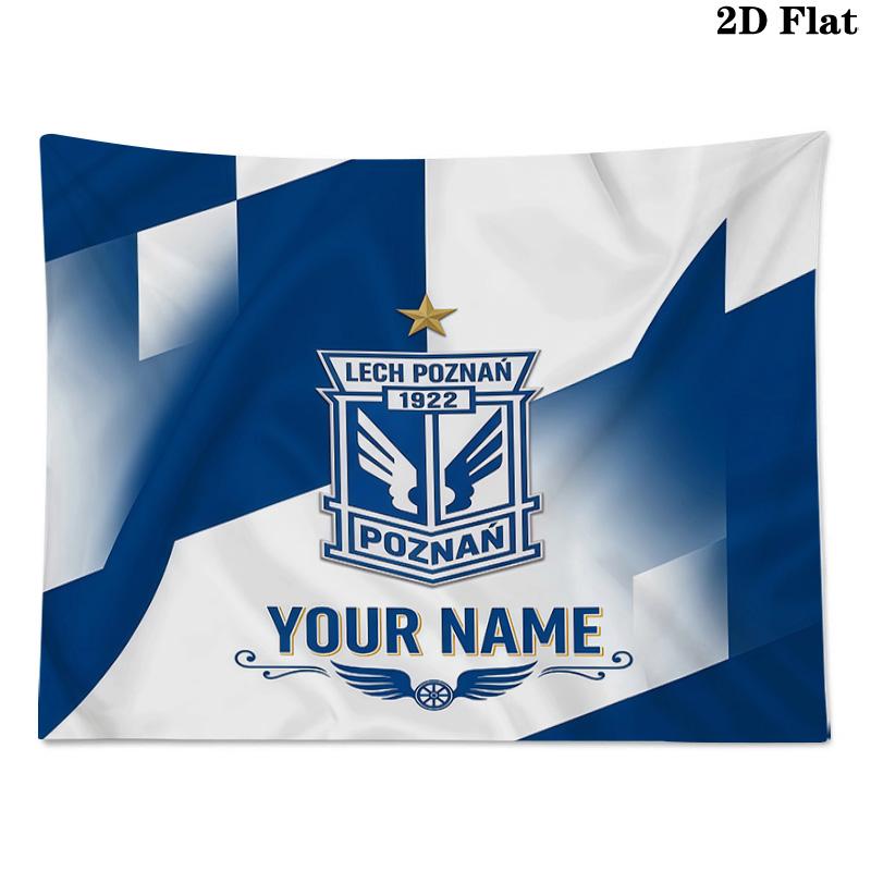 Custom Name Lech Poznan2 Printed Tapestry – Wall Hanging for Bedrooms, Dorms, and Home Decor