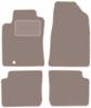 Beige Velour Floor Mats For: Toyota Camry IV Sedan (1994-1998)