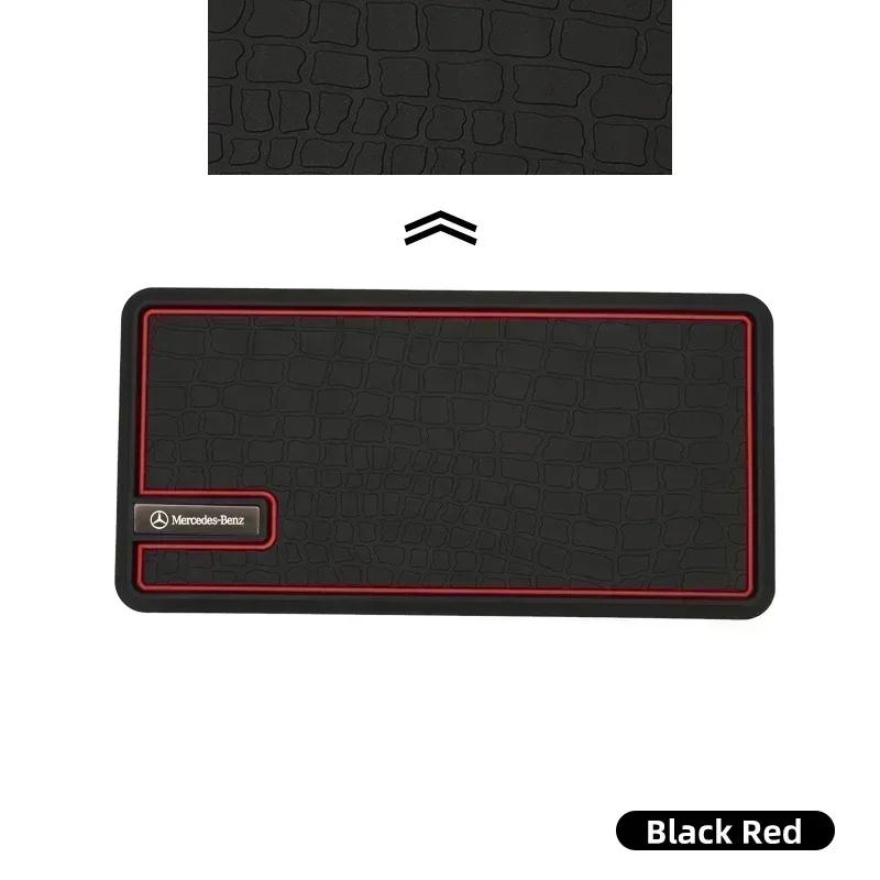 

Car Logo Non-Slip Pad PVC Dashboard Phone Anti-Slip Mat Storage Pad For Mercedes Benz AMG W204W205 W203 W211 W201 W210 W108