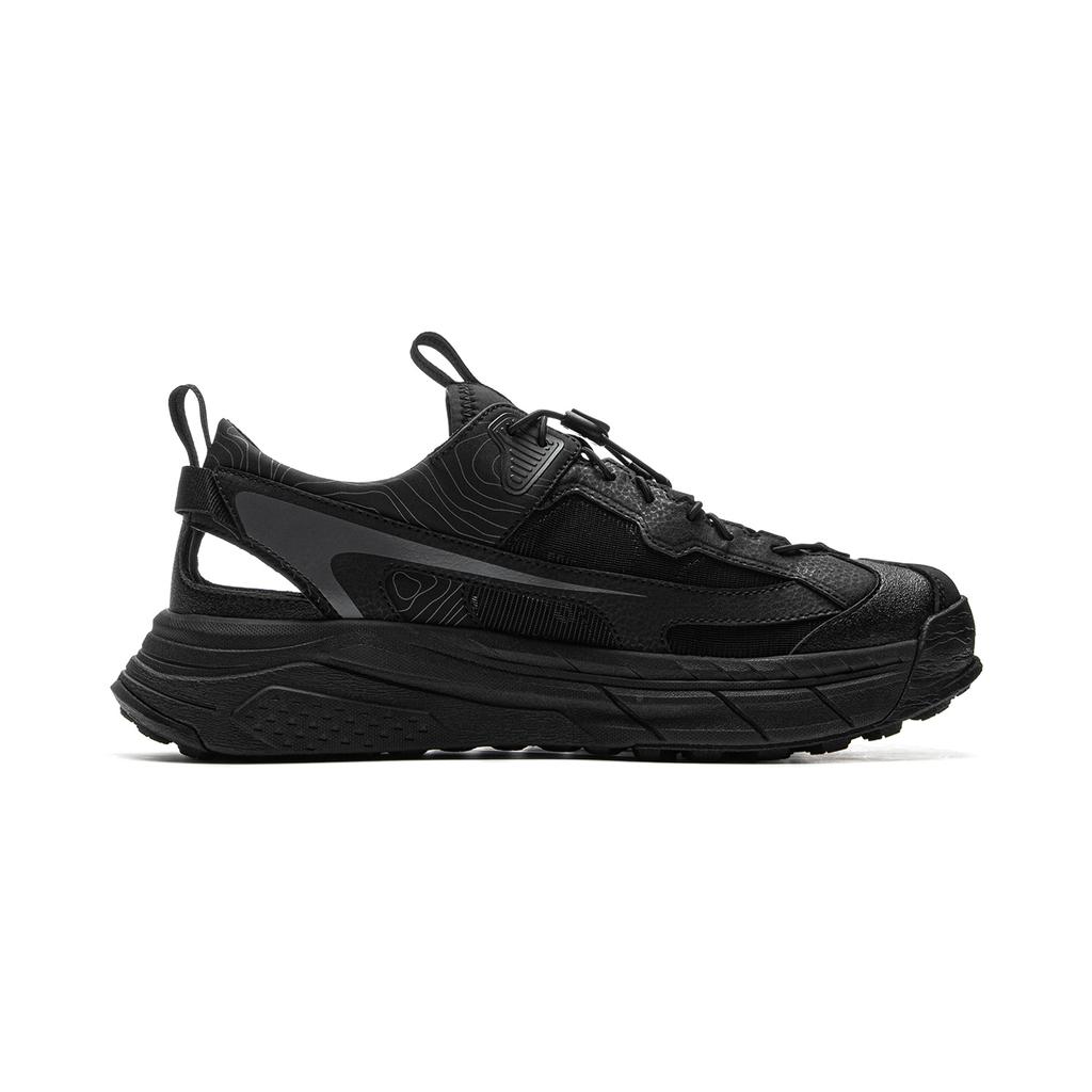 LiNing Slip Resistant Breathable River Trekking Shoes Unisex Black