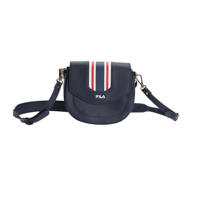 FILA Fashion Casual Commuter Portable Crossbody Shoulder Bag Women bags Legendary-Blue F13W321165F-NV