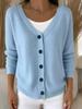European & American Style Autumn/Winter Women's Solid Color Knit Cardigan Sweater Coat