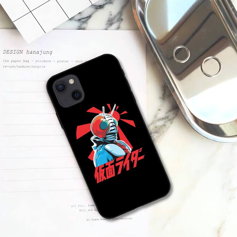 Kamen Rider Telefon Fall Für iPhone 11 12 Mini 13 14 Pro XS Max X 8 7 6s Plus 5 SE XR Shell