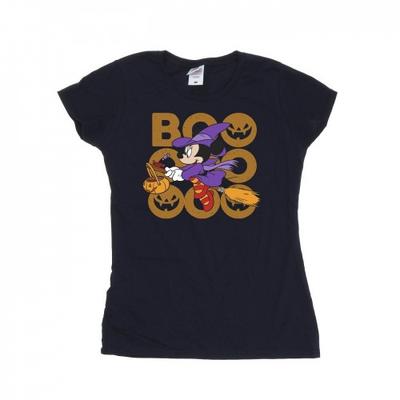 Womens/Ladies Boo Minnie Mouse Witch Cotton T-Shirt