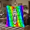 Juventus FC Print Flannel Blanket Soft Warm Sofa Bed Throw Blanket For Home Office Bedroom