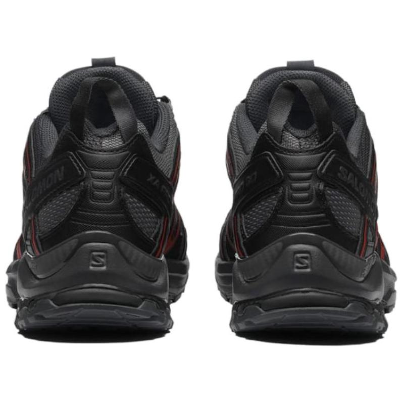 SALOMON XA PRO 3D Anti-Slip Wear-Resistant Low-Top Casual Shoes Unisex Black Red Sneakers 476816