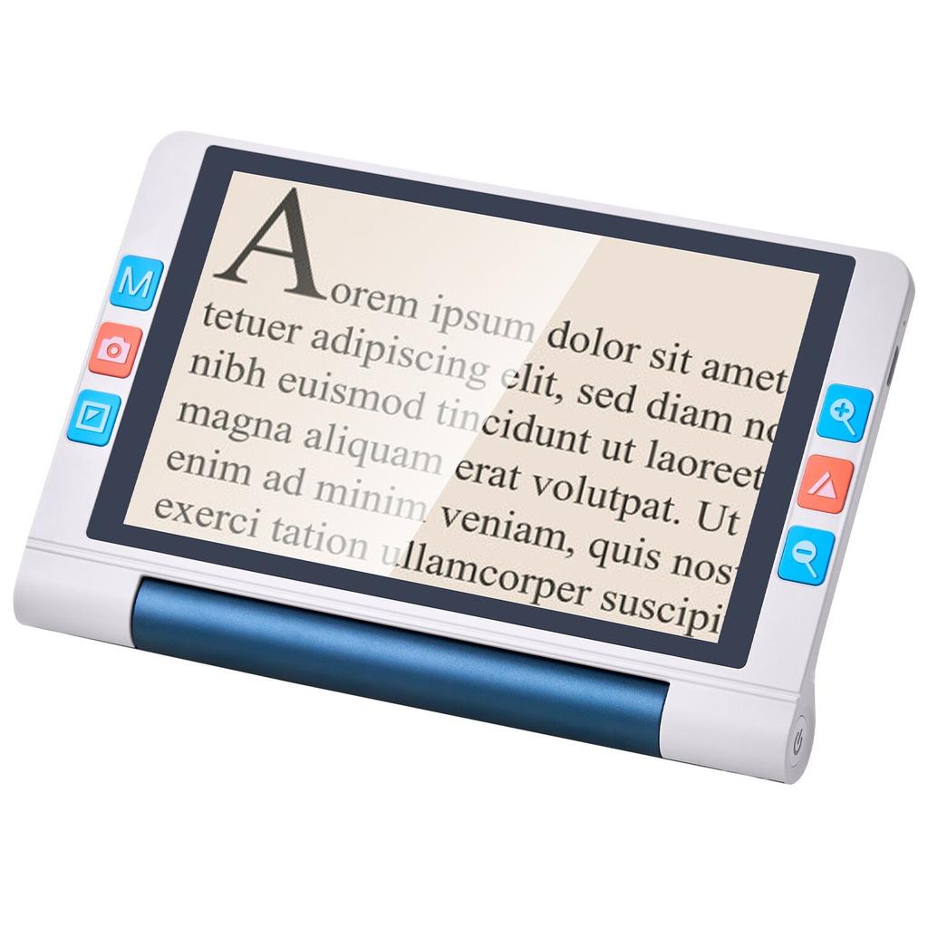 Tragbare Digitale Lupe, 203mm Touchscreen Elektronische Video-Lupe für Niedrigsehende, 2X - 20X Elektronische Lesehilfe mit 13MP Autofokus HD