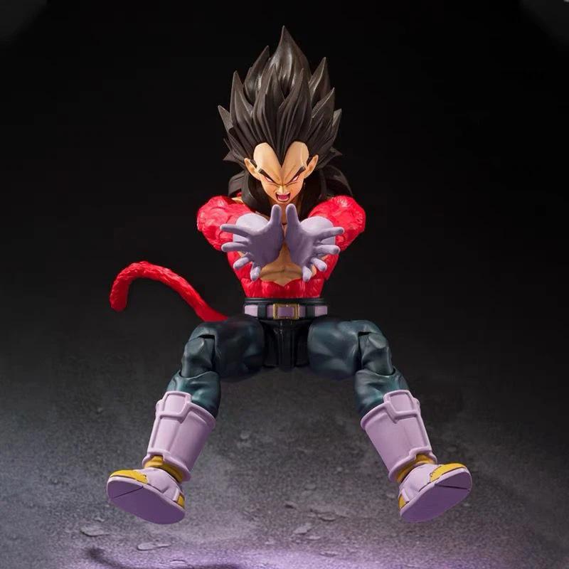 SHF Dragon Ball GT Figuren Super Saiyan 4 Son Goku Vegeta Actionfigur Bewegliches Sammlerstück Anime Saiyan Gott Goku Puppenmodell Spielzeug