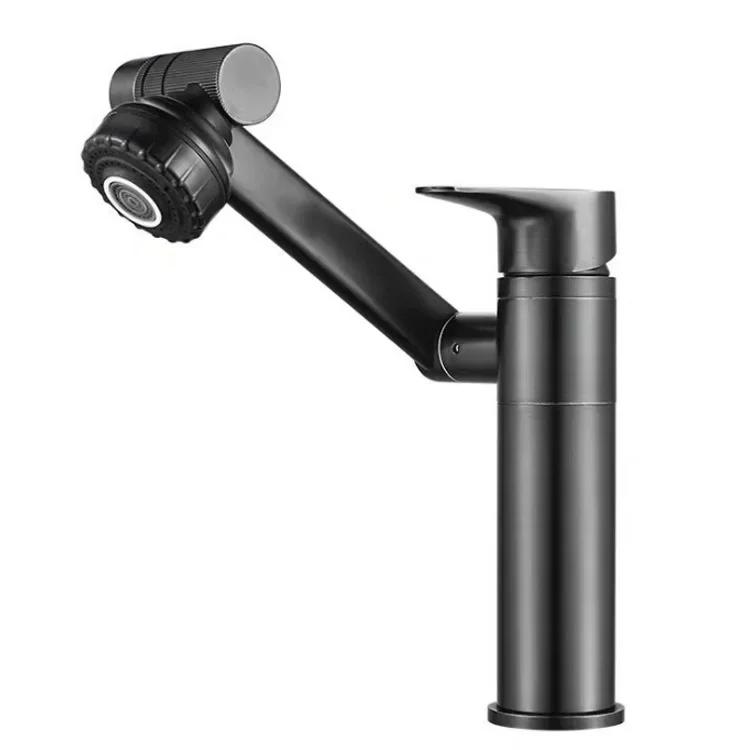 

1080 Degree Basin Faucet Kitchen Sink Faucet Bathroom Water Mixer Aerator Black Tap Heated Faucet Gourmet Mixer Tapware G1/2