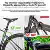 Adjustable Front Rear Mud Guards Universals Bicycles Mudguard Windproof Mountain Bike Mudguard Easy to Install
