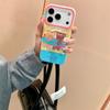 Fashion Cute Caroon Bear Magnetic Phone Case For iPhone 17 Pro 16 15 14 Pro Max 16Pro Cover with Stand For Magsafe Cases Hard Fu