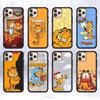 Cartoon Funny G-Garfield PC+TPU Phone Case For iPhone 17 16 15 14 PRO MAX 11 12 13 PLUS MINI Cover