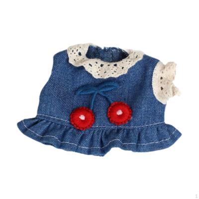 17cm Doll Dress Cartoon for Kids Costume Accessory Fashion Plush Accessories Comfortable
