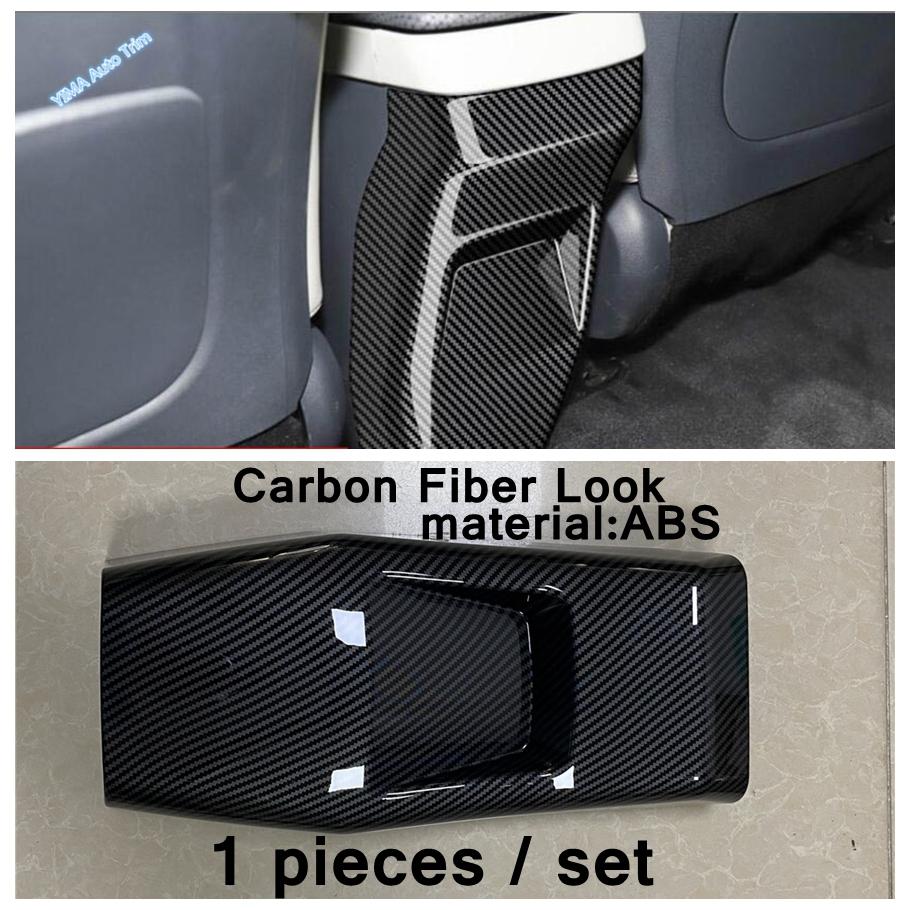 For Kia EV6 GT   Carbon Fiber Headlight Switch Button / Armrest Box Anti Kick / Door Bowl Panel Cover Trim Accessories
