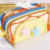 Large Capacity Pencil Case Fabric Pencils Bag Multi Compartments Pen Pouches Big Capacity Pens Organiser for Student