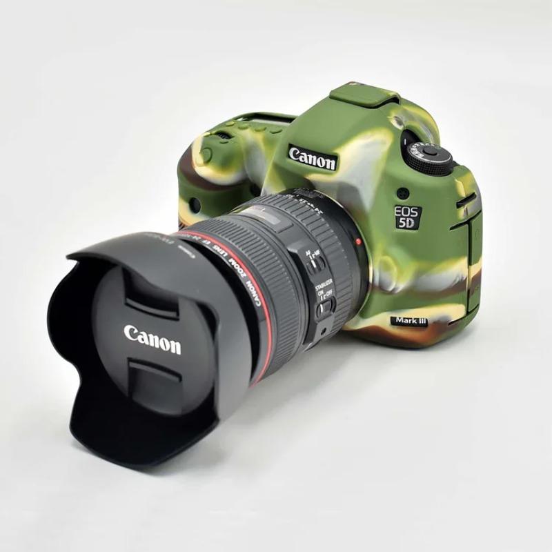 Silicone Case for Canon EOS 5D Mark III/5D3, 5DS & 5DS R - DSLR Protective Cover