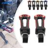 Anodized Anti-slip Rear Foot Pedals For Universal Motorcycle Electric Scooter E-bike Footrests Modified Accessories Parts