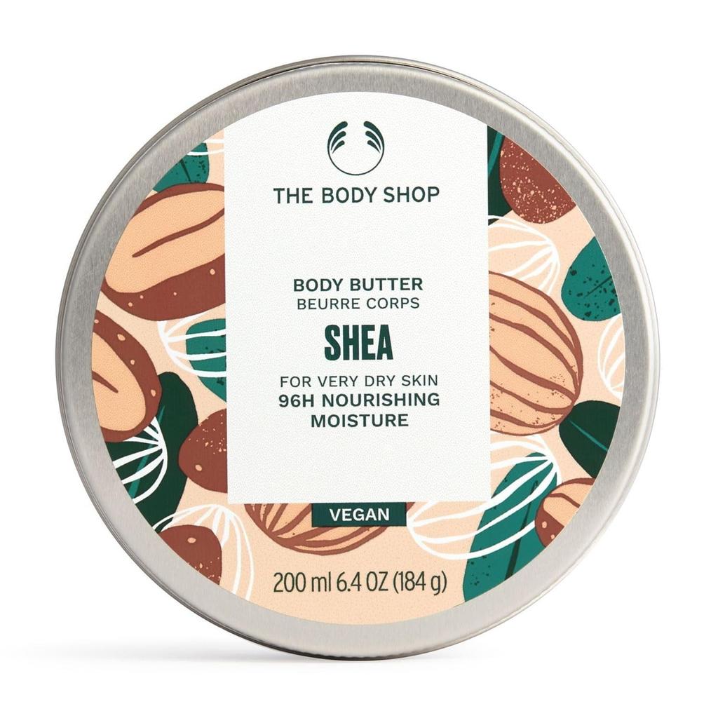 The Body Shop Shea SBF3 Masło do ciała - Nawilżająca i odżywcza pielęgnacja skóry bardzo suchej - Wegańskie - 6,4 oz