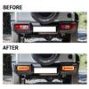 Car LED Tail Light Assembly Fit For Suzuki Jimny 2019-2024 Modified Car Accessories Taillights Rear Brake Lamp Turn Signal Light